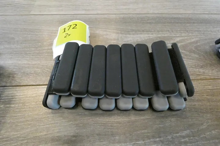2x Sportneer Gewichtsmanschetten, verstellbar, schwarz/grau